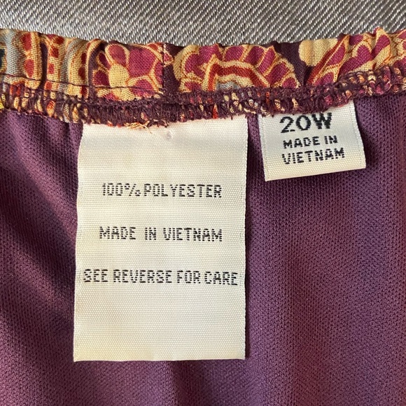 Paisley Polka Dot Sheer Skirt - Picture 4 of 6